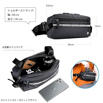 Amazon | 自転車 フロントバッグ ハンドルバーバッグ フレーム